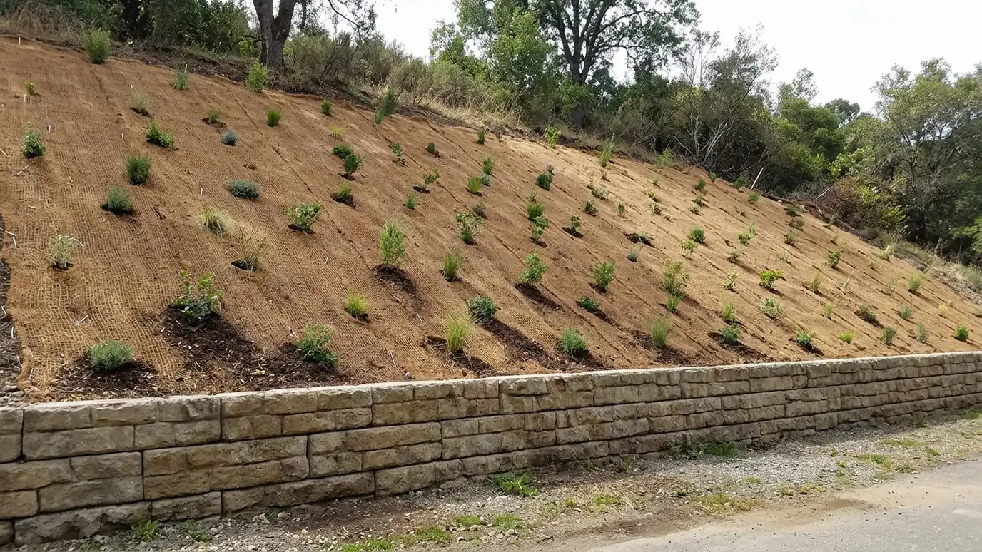 Erosion Control for Slopes: Walls, Plants and Drainage