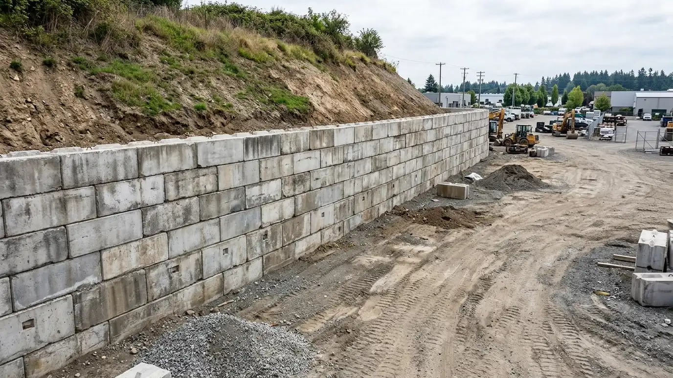 Big Block Retaining Walls in Nashville and Middle Tennessee