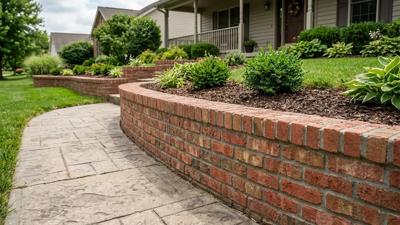 Brick Retaining Walls in Nashville and Middle Tennessee
