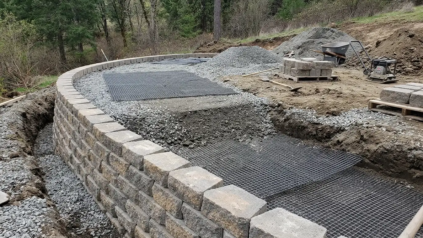 Geogrid Reinforced Retaining Walls in Nashville and Middle Tennessee