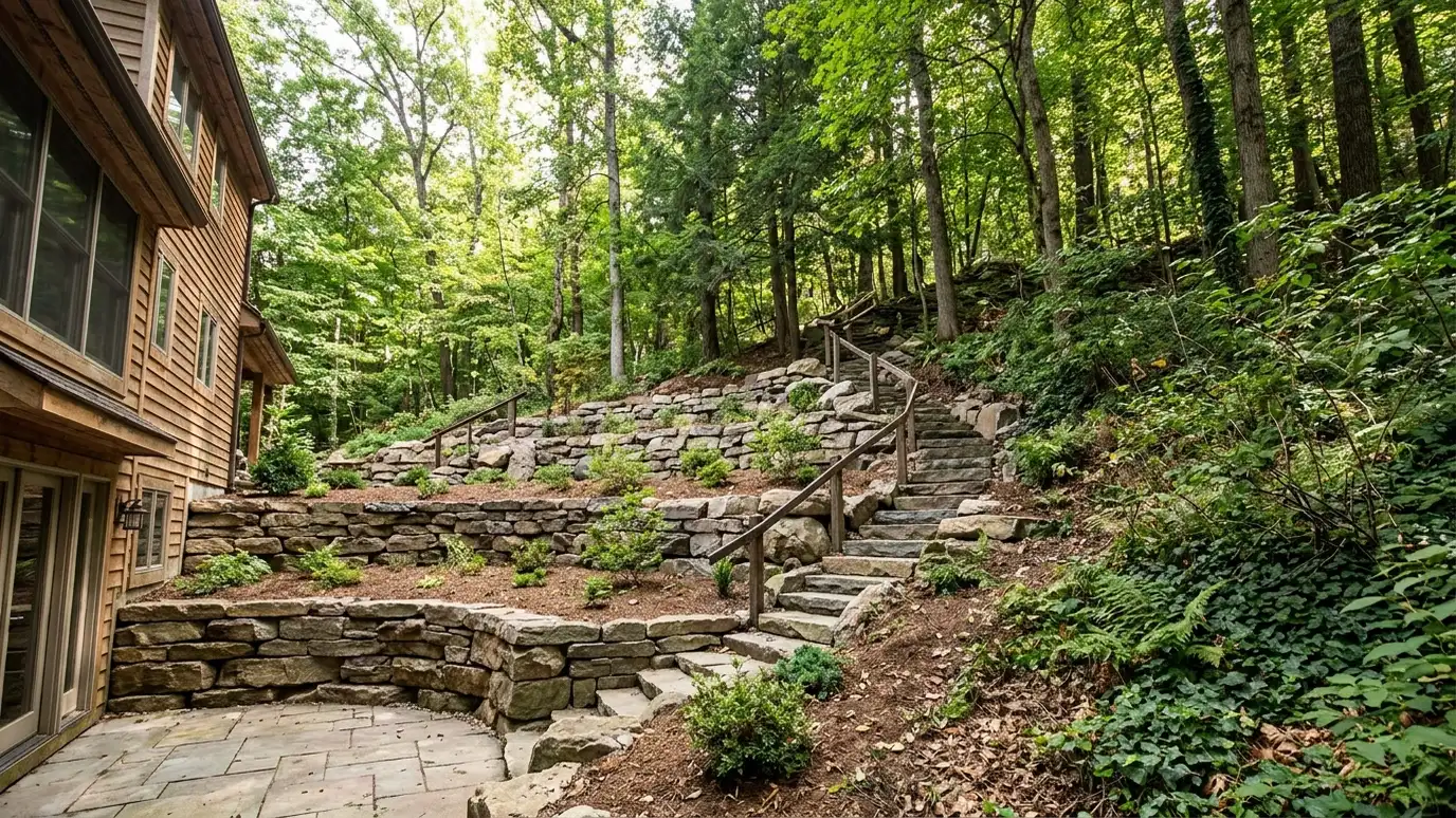Hillside Terracing in Nashville and Middle Tennessee