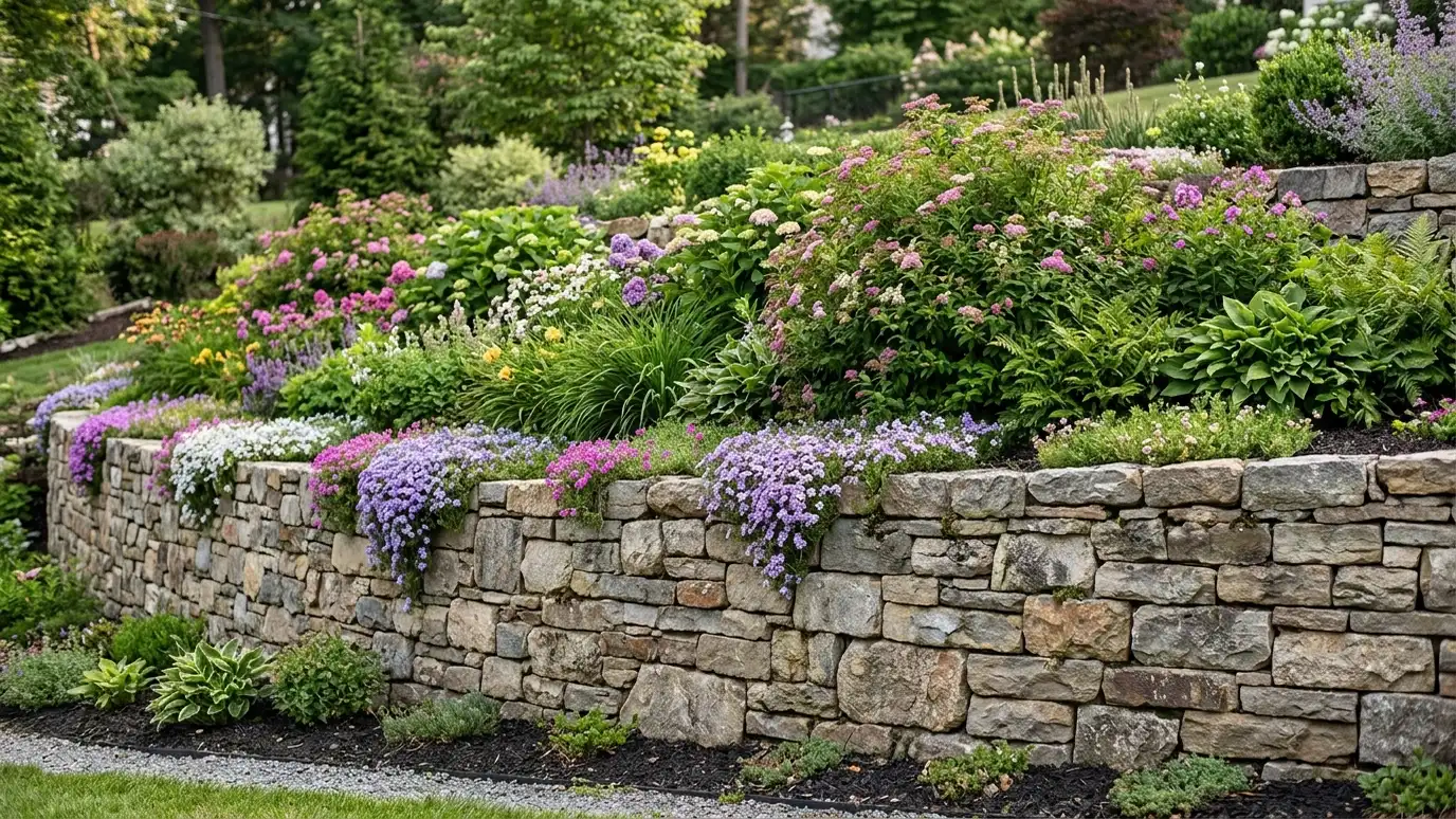 Planting and Landscaping Above Walls in Nashville and Middle Tennessee