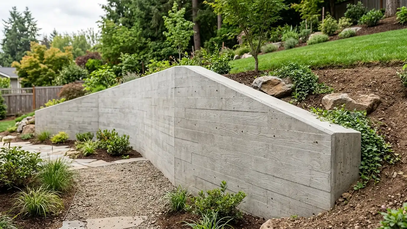 Poured Concrete Retaining Walls in Nashville and Middle Tennessee