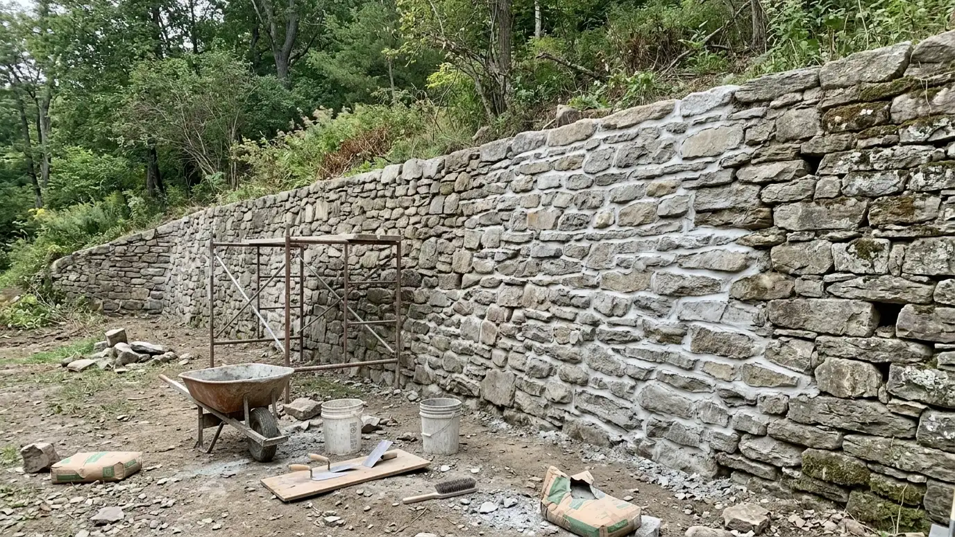 Stone Wall Repointing and Restoration in Nashville and Middle Tennessee