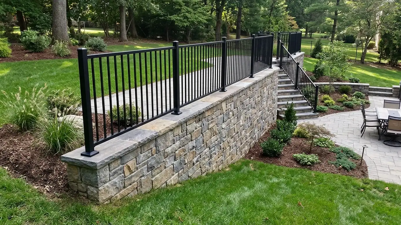 Wall Railings and Fences on Walls in Nashville and Middle Tennessee